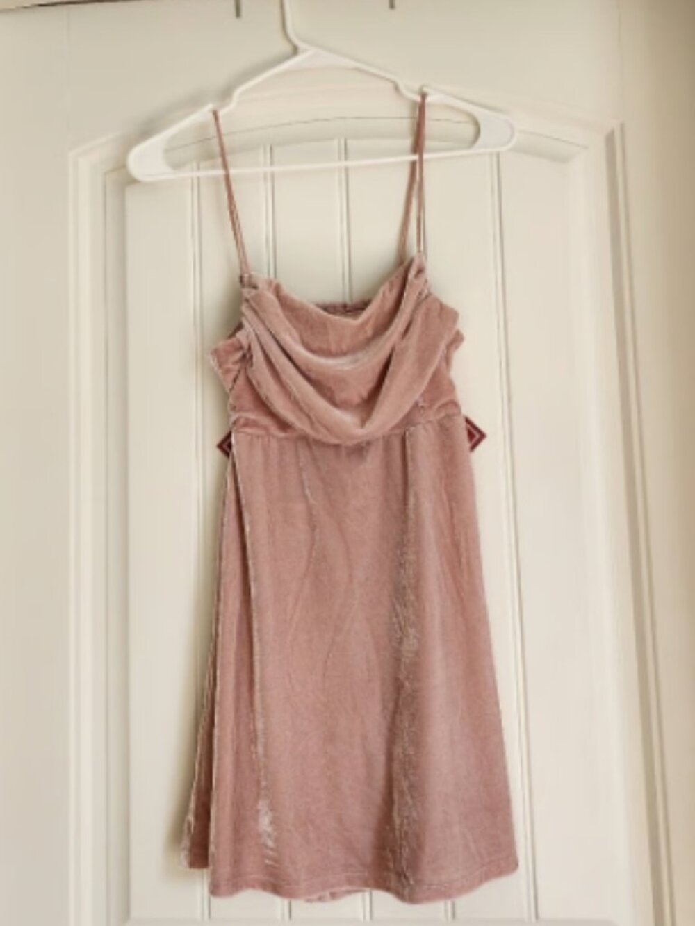 UO Mallory Velvet Mini Dress